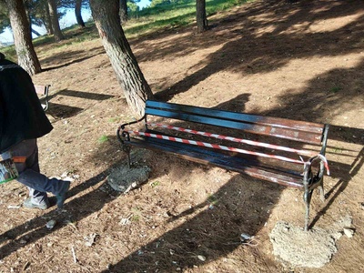 MONVIDALSKA UL. OŠTEĆENJE URBANE OPREME