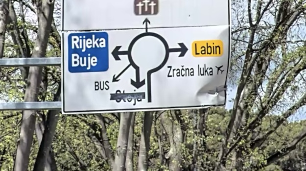 FLAVIJEVSKA UL. OŠTEĆENJE VERTIKALNE SIGNALIZACIJE