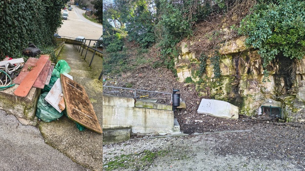 TESLINA UL. ILEGALNI/GLOMAZNI OTPAD