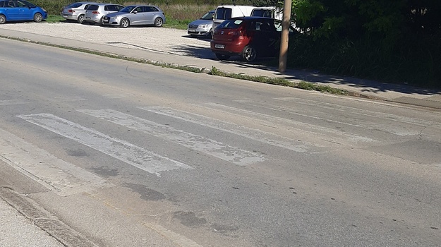 MEDULINSKA CESTA UCRTAVANJE HORIZONTALNE SIGNALIZACIJE