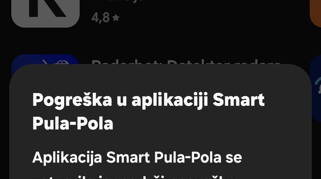 Nestabilna aplikacija bez rješenja